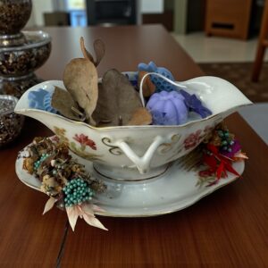 Bougie dans un beurrier