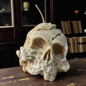 Grande bougie crâne